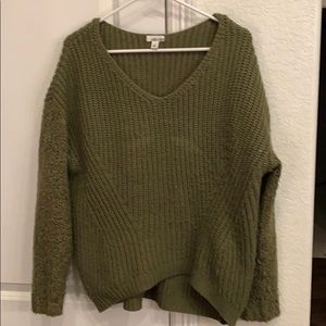 Olive green sweater